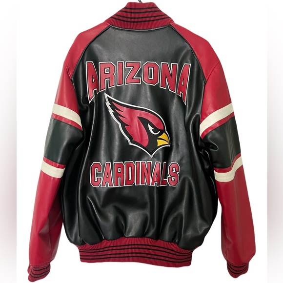 NFL Arizona Cardinals jacket black and red size large - Picture 3 of 3